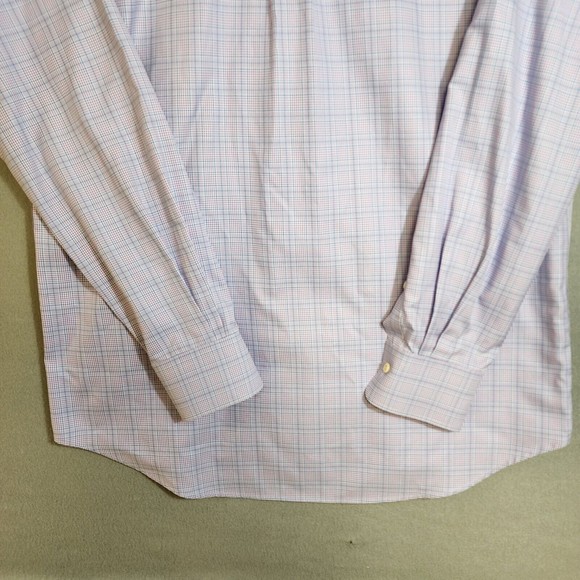Peter Millar Shirt Mens XL Multicolor Plaid Nanolux Easy Care Full Sleeve - Picture 13 of 16
